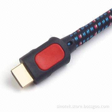 HDMI® Cable Assembly with PVC Over-mold, 1,080-pixel Resolution and 30 AWG Conductor
